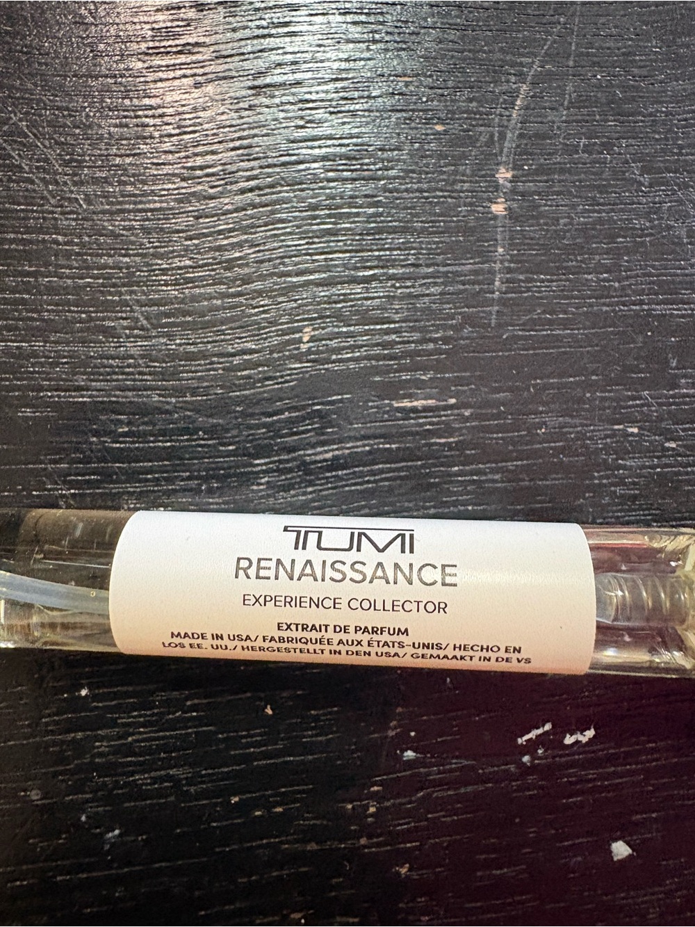 TUMI Renaissance Experience Collector Extrait de Parfum - Clear Sample Vial